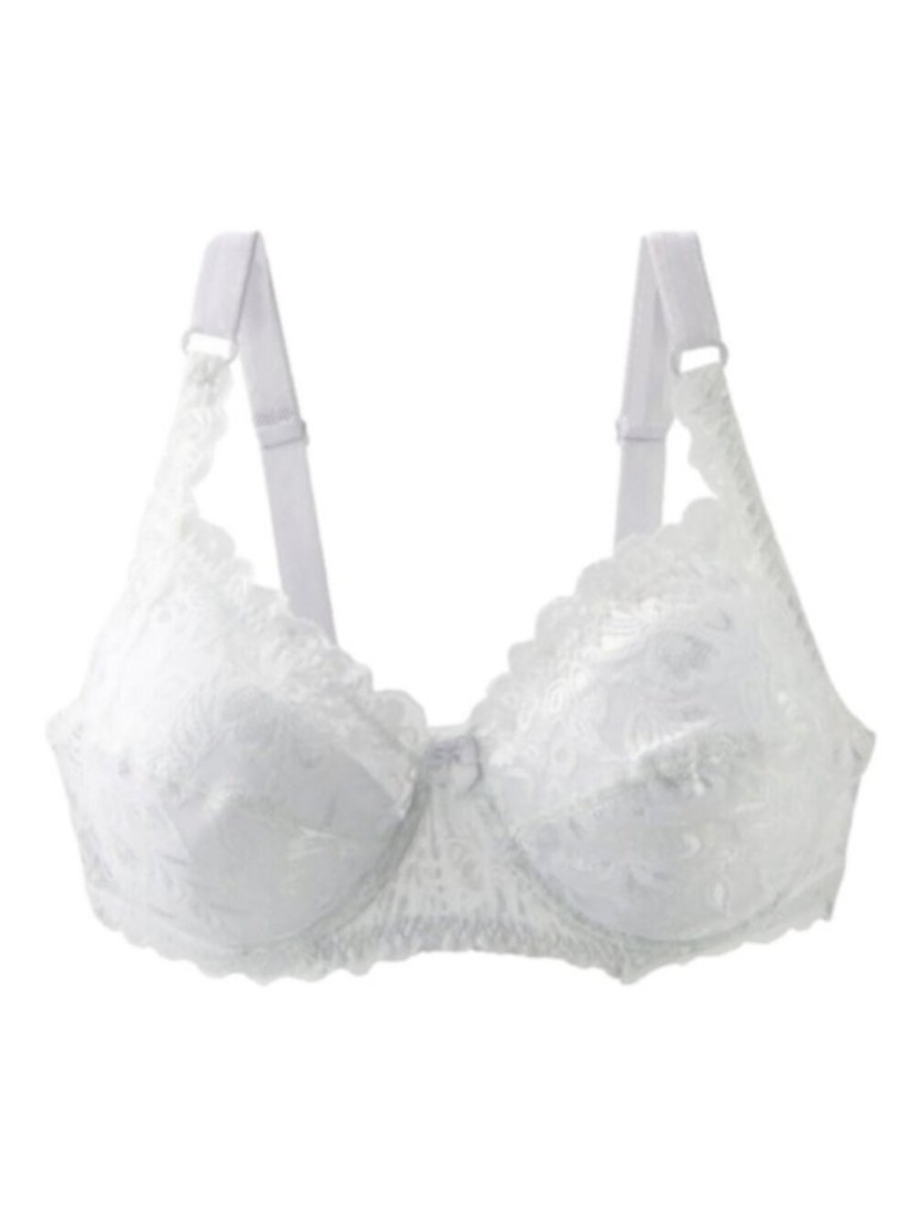 Classic White Lace Push-up Bra, size XS 32B